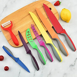 Avis Set de couteaux 7 pièces multicolore Royalty Line RLCOL7A