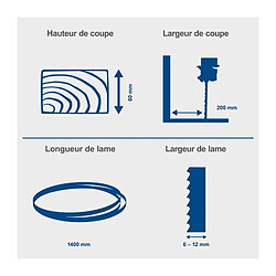 Scie a ruban HBS25 - 80 mm - SCHEPPACH