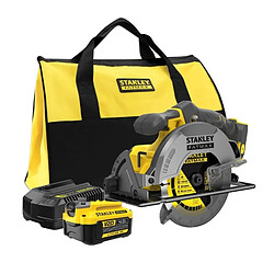 Scie circulaire 165mm - 18V - Alésage 16 mm, 4000 trs/min - Gamme V20 - STANLEY FATMAX, SFMCS500M1S-QW