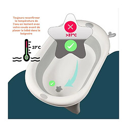 Acheter Baignoire pliante - 23x80x49 cm - Gris blanc - LOOPING