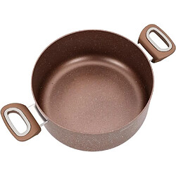 Marmite - ARTHUR MARTIN - AM5531 - 28 cm avec couvercle en verre - Aluminium - Tous feux...