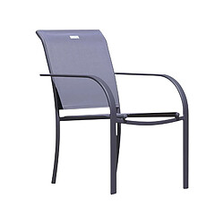 Ozalide Fauteuil de jardin aluminium - Anthracite