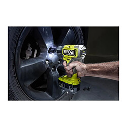 Boulonneuse a chocs - RYOBI - Brushless - 18V - 4 modes : 200 / 350 / 700 Nm - Desserrage 900 Nm - Emmanchement carré 1/2Boulon
