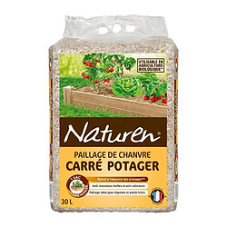 Evergreen Paillage Carré potager NATCHA3 UAB 30 L - Format adapté carré potager - Empeche la levée des mauvaises herbes - 30 L 1,5m²