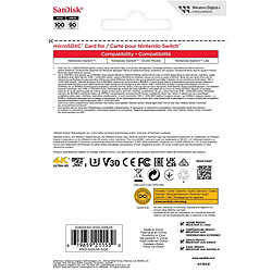Carte mémoire micro SD Sandisk Nintendo Switch System Pokemon 512Go pas cher