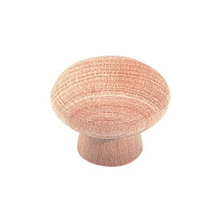 Bouton simple diamètre 30 mm bois brut CADAP 6530 1S