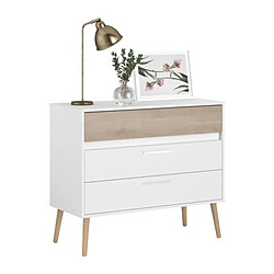 Acheter Parisot Chambre complète Aalborg - Blanc chêne