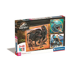 CLEMENTONI puzzle 3x48 pieces - Jurassic World