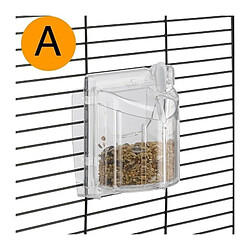 Cage canaris - FERPLAST - PIANO 4 - 59 x 33 x 55 cm - Noir