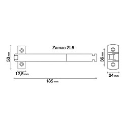 Entrebâilleur de fenêtre AIRBAIE bronze SOCONA B4