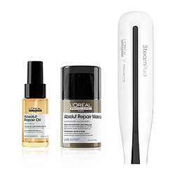 L'Oreal Professionnel Lisseur vapeur + 2 soins - L'OREAL - Steampod 3.0 X Huile Absolut Repair X Masque Absolut Repair Molecular