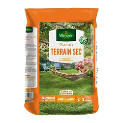 VILMORIN Semences de gazon rustique pour terrain sec - 10 kg 