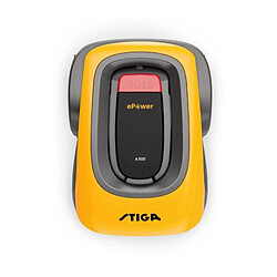 STIGA ROBOT TONDEUSE AUTONOME, STIGA A500, SURFACES JUSQU'a 500M², FONCTIONNE AVEC LA TECHNOLOGIE GPS, PENTES JUSQU'a 45% (24°