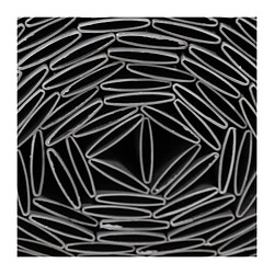 Canisse PVC double face - NATURE - 1 x 3 m - 1600 g/m² - Occultant 4/5 - Anti-UV - Gris clair