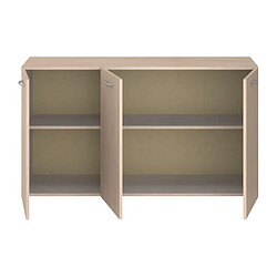 PARISOT EASY LIFE - Buffet 3 portes - Chêne effet chêne pas cher
