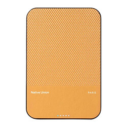Native Union Batterie Externe 5000mAh Magnétique MagSafe & Qi2 Jaune
