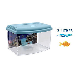 AIME Aquarium en plastique - 3 L - Pour poissons