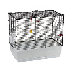 Cage canaris - FERPLAST - PIANO 4 - 59 x 33 x 55 cm - Noir