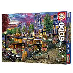 Avis Educa borras Puzzle vélos à Amsterdam - 6000 pièces