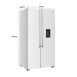 CONTINENTAL EDISON CERA532NFWD - Blanc pas cher