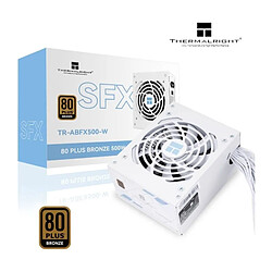 Alimentation PC non modulaire - THERMALRIGHT ABFX 500 W - 80+ Bronze - Blanc