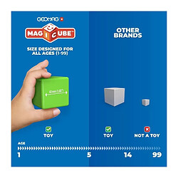 Avis Geomag Magicube blocs magnétiques - Jaune