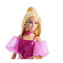 Barbie Poupée mannequin Deluxe Style - Rose métallisé