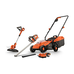 Tondeuse a gazon, coupe bordure et taille haie - DUAL POWER - POWDPGBOX25 - 20V - Largeur de coupe de 330 mm