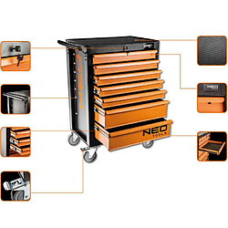 Servante d'atelier vide 7 tiroirs NEO TOOLS 84-222