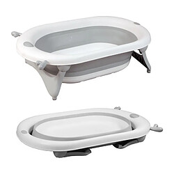 Baignoire pliante - 23x80x49 cm - Gris blanc - LOOPING 