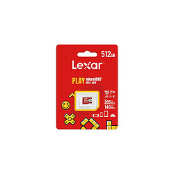 Carte mémoire micro SD Lexar MICROSDXC 512GO PLAY SPECIAL GAMING 205MO SEC