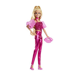 Barbie Poupée mannequin Deluxe Style - Rose métallisé