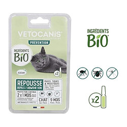 Pipettes Antiparasitaire - VETOCANIS - Ingrédients Bio pour Chats