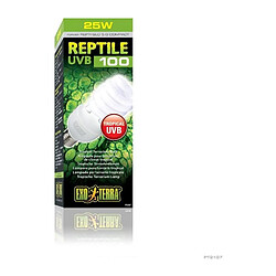 Ampoule fluocompacte UVB pour terrarium - EXO TERRA - Reptile UVB 100 - Climat tropical et subtropical 26W