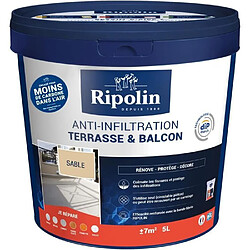 Sable anti-infiltration pour terrasses & balcons - RIPOLIN - 5 L