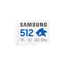 CARTE MEMOIRE SAMSUNG 512 Go MICRO-SD Sonic PRO PLUS Classe 10 MB-MD512SA/LC1