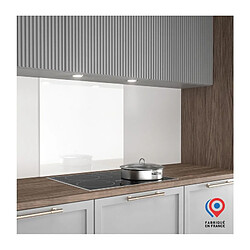 Aurys Fond de hotte verre - Blanc émaillé