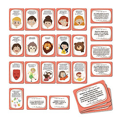 Lisciani Giochi Jeu de cartes Gestion des émotions 42 cartes 4+