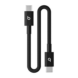Beats Electronics Câble Beats USB C vers USB C 20 cm Noir pour iPhone