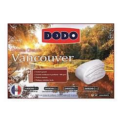 Avis DODO Couette chaude 400gr/m2 VANCOUVER 220x240 cm blanc