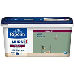 Ripolin Peinture intérieure - Vert Simsun - 2,5 L - Haute opacité - Lavable