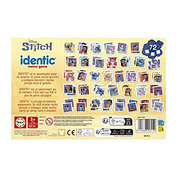 Educa Borras Identic Stitch 3150 Jeu de mémoire 72 cartes pas cher