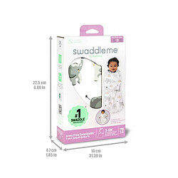 INGENUITY Sac de Couchage Swaddle - Design Éléphant - TOG 1 - 3 à 6 mois pas cher