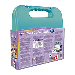 Avis Educa borras Mallette puzzles enfant SuperKitties - Violet et turquoise