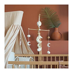 Domiva Mobile musical lune bébé - Naturel