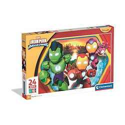 CLEMENTONI - 24 pieces Maxi - Iron Man and his awesome friends
