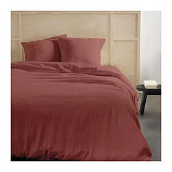 Today Parure de lit gaze de coton - Terracotta