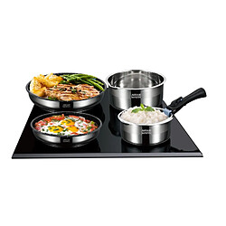 Batterie de cuisine 8 pièces en acier inoxydable Arthur Martin AM0454