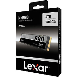 LEVOIT Lexar NM990 SSD 4TB M.2 2280 PCIe Gen5 NVMe Internes Solid-State-Module (LNM990X004T-RNNNG)