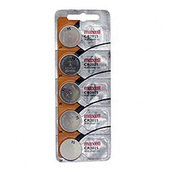 Piles Bouton au Lithium Maxell 3 V CR2025 (5 Pièces) (20 Unités)